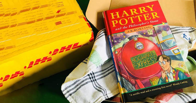 A first edition Harry Potter novel