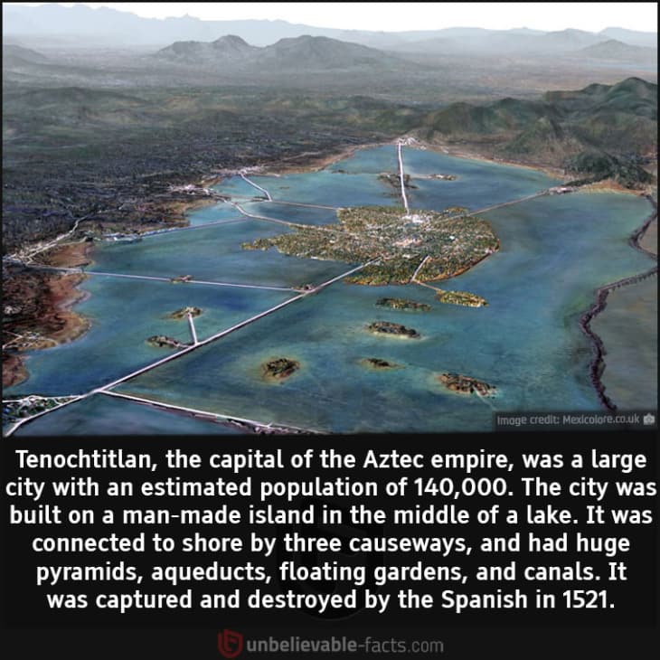 About the Capital of the Aztec Empire