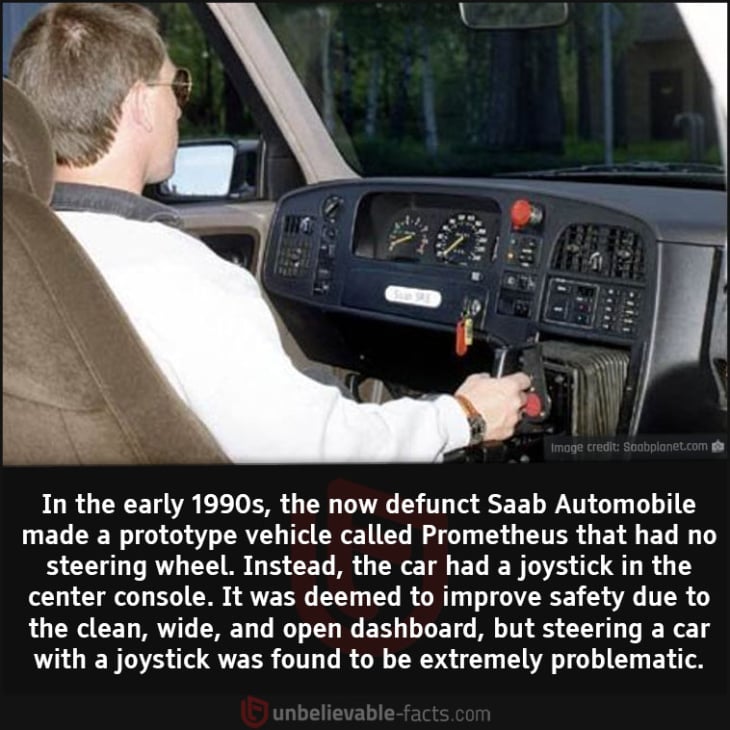 Driving with a Joystick was Almost a Thing!