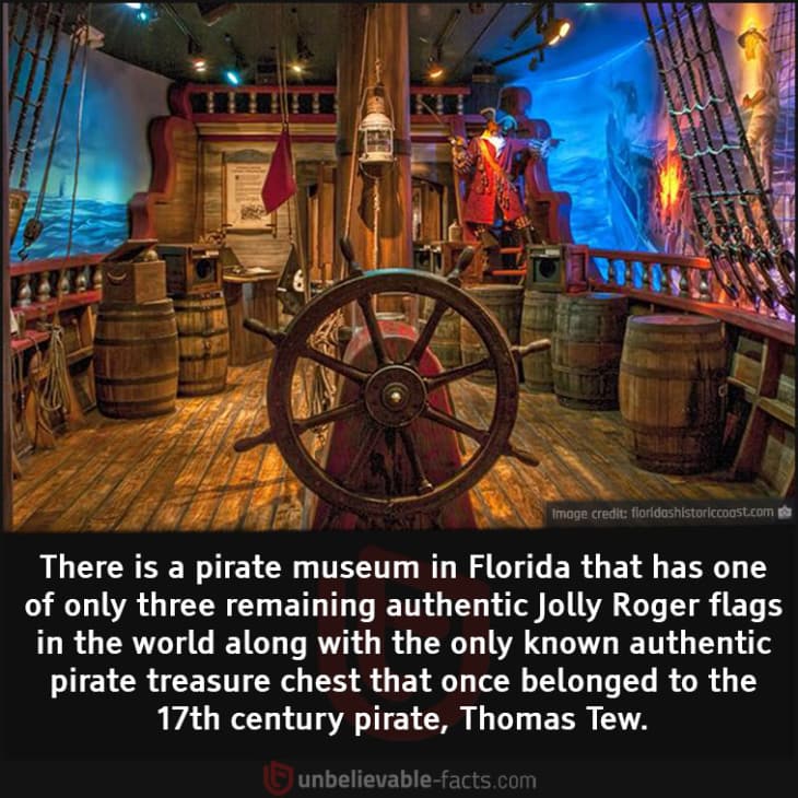 Florida's Pirate Museum Hold Authentic Pirate Treasure