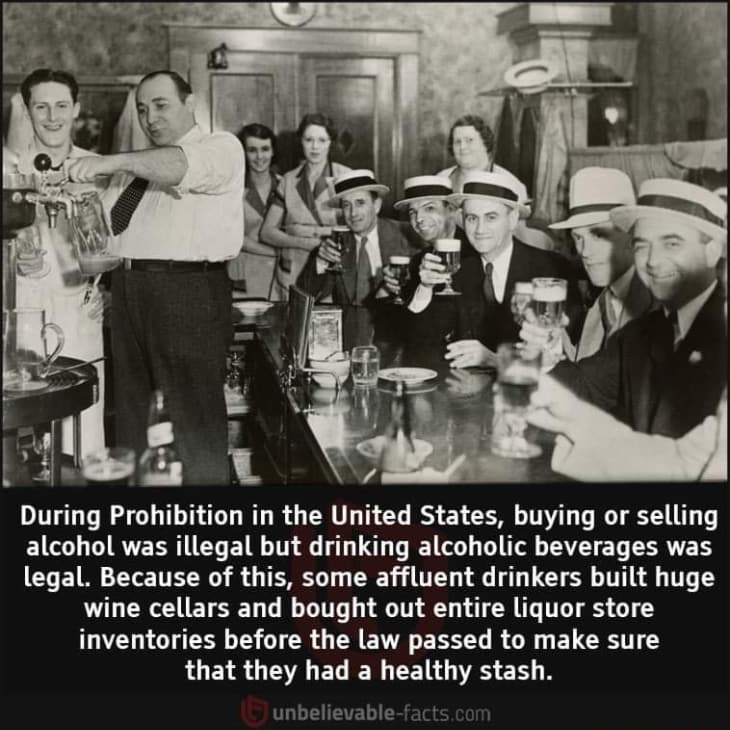 Here's What the Rich Did Right before Prohibition Law Passed