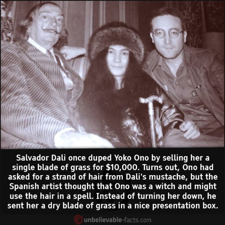 How Salvador Dali Duped Yoko Ono