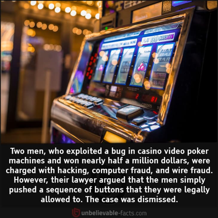 How Two Video Poker Players Made Millions by Exploiting a Bug in the Game