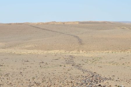 Picture The Khatt Shebib – 93 Miles Long Ancient Wall in Southern Jordan
