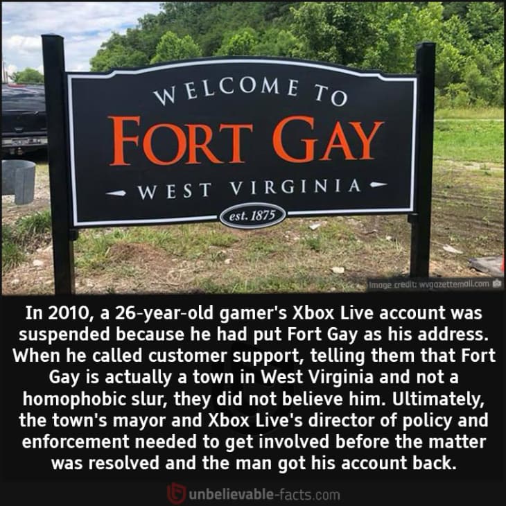 Man's Xbox Account Got Suspended Because of His Fort Gay Address