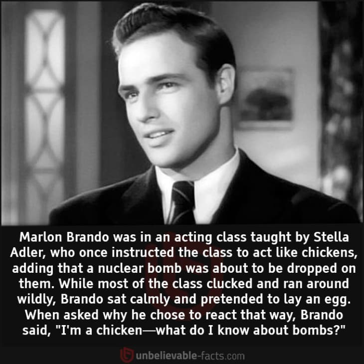 Marlon Brando's Hilarious and Accurate Depiction of a Chicken