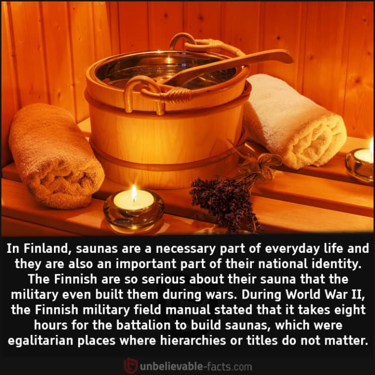 The Finnish Love Sauna so Much That They Even Built Them in the Battlefield