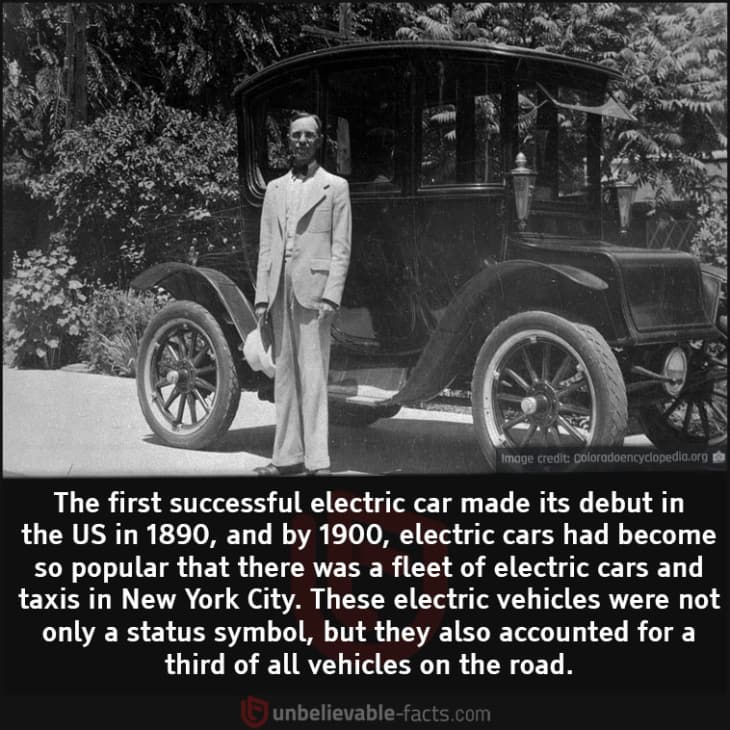 The First Electric Car was Launched in the 1890s