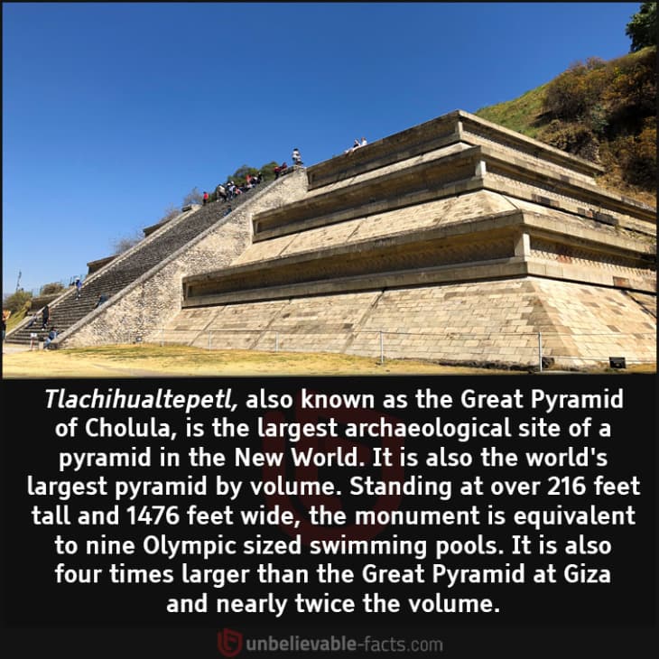 The Great Pyramid of Giza is Not the World's Largest Pyramid