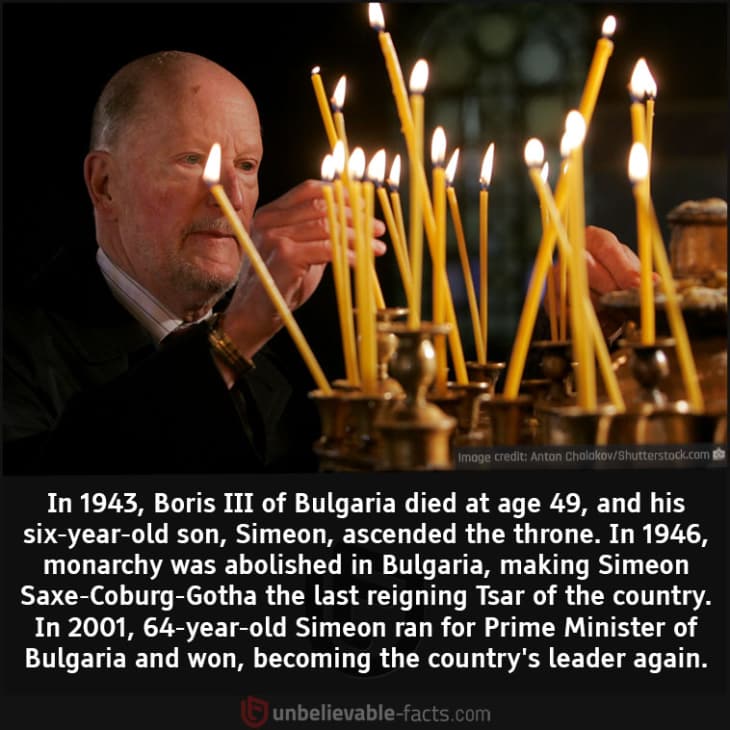 The Last Reigning Tsar of Bulgaria Became the Country's Prime Minister