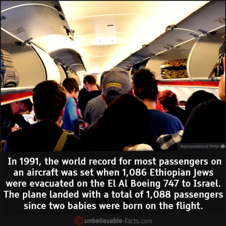 The Record for the Most Passengers on an Aircraft