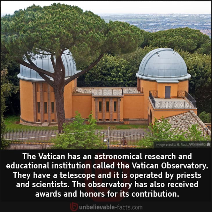 The Vatican Has Its Own Astronomical Research Station