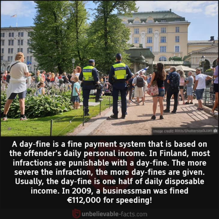 The World Can Learn from Finland's Fine System