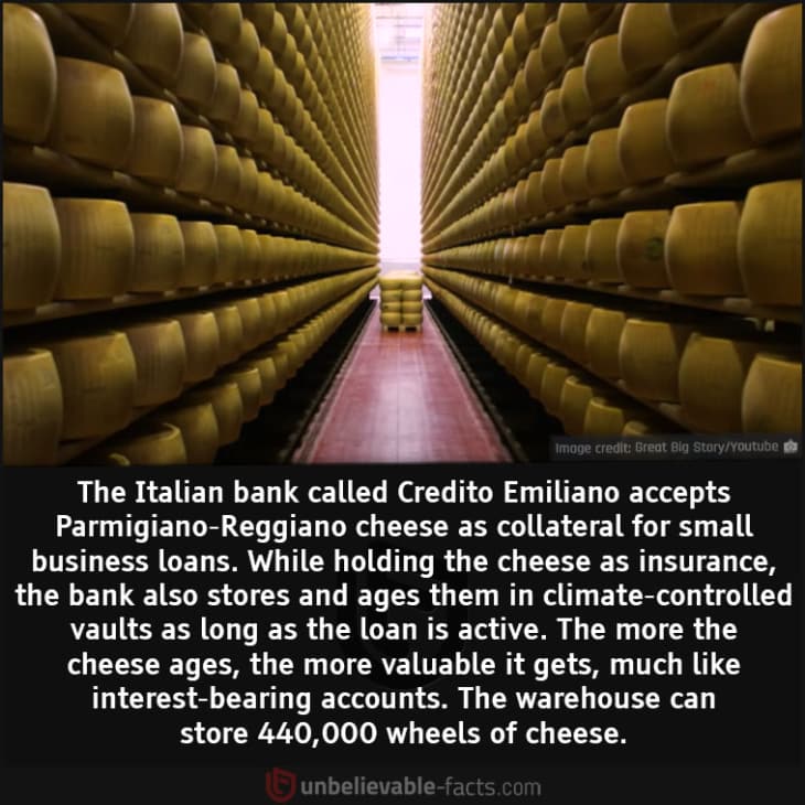 This Italian Bank Accepts Cheese as Collateral for Loans