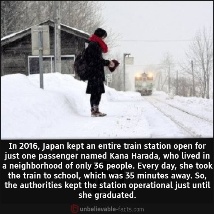 This Japanese Train Station Stayed Open for Just One Passenger