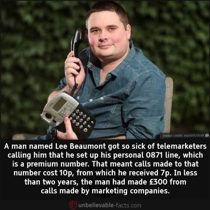 This Man Made Money Every Time Telemarketers Called Him