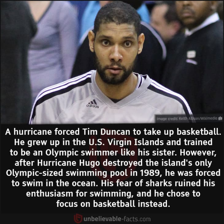 Tim Duncan Became a Basketball Player Because of a Hurricane