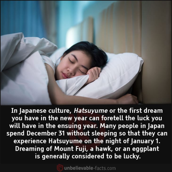 What the Japanese Believe about the Year's First Dream