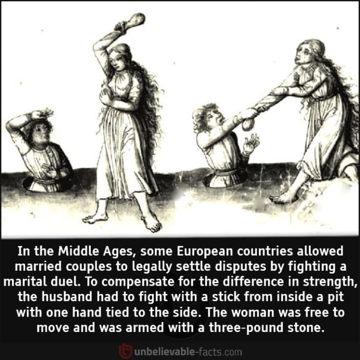 When Married Couples Used to Settle Disputes by Fighting Duel