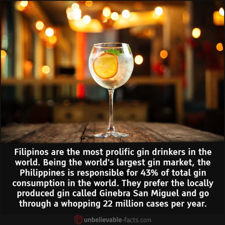 Who are the World's Most Prolific Gin Drinkers?