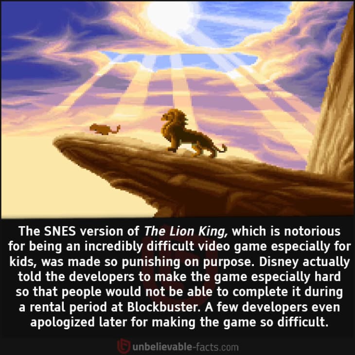 Why is The Lion King Game So Difficult?