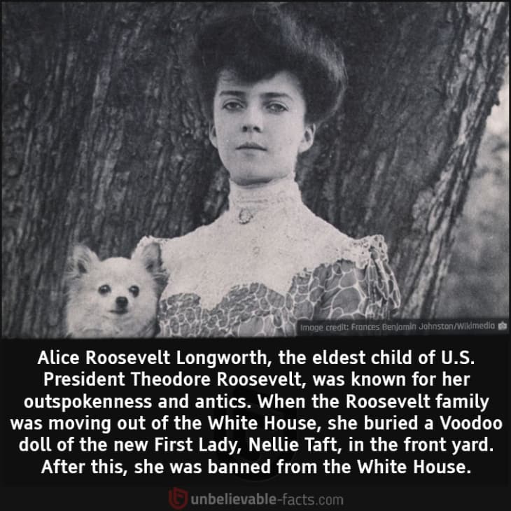 Why was Alice Roosevelt Banned from the White House?