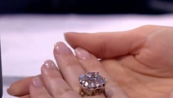 Picture Woman’s $13 Ring Turned Out to Be a 26-Carat Antique White Diamond