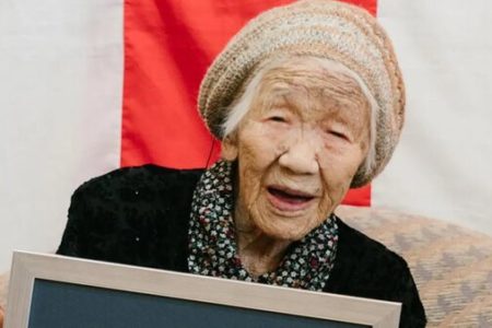 Picture Kane Tanaka Passed Away At The Age Of 119 Years