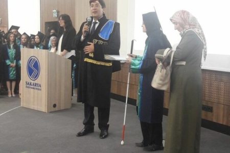 Picture Turkish Mother Awarded Honorary Degree at Daughter’s Graduation
