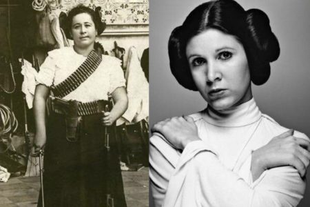 Picture Princess Leia’s Hairstyle was Inspired by Mexican Revolutionary Clara de la Rocha