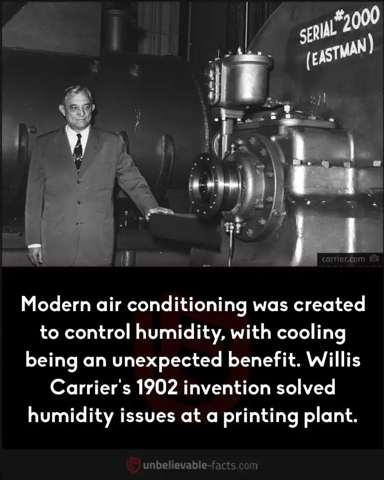 Air conditioning aimed to control humidity