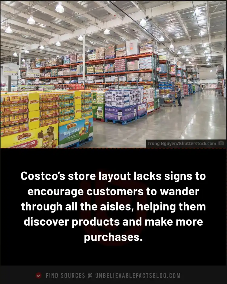 Costco forces customers to wander