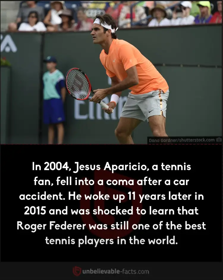 Jesus Aparicio, a tennis fan