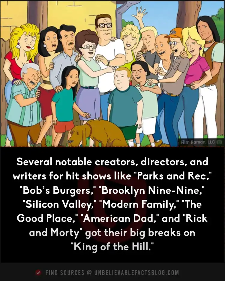 Many top TV writers started their careers on King of the Hill.