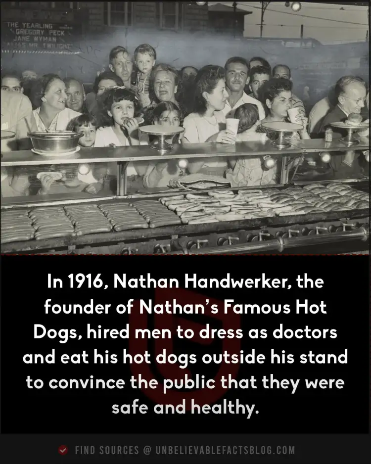 Nathan’s hired "doctors" to promote hot dog