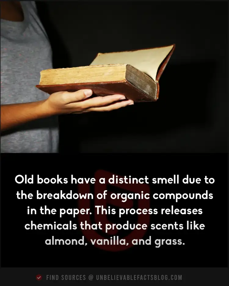 Old book smell fact