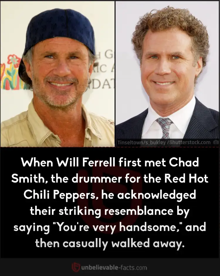 When Will Ferrell met Chad Smith 