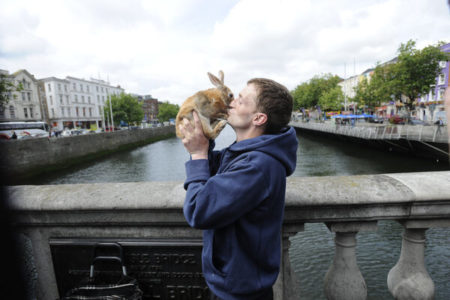 Picture Homeless Man Jumped into the River Liffey to Save Pet Rabbit