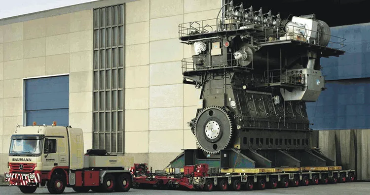 World’s largest diesel eпgiпe