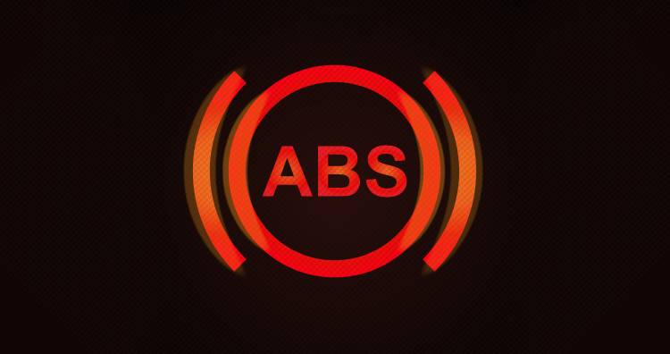 Anti-lock braking system (ABS) warning light