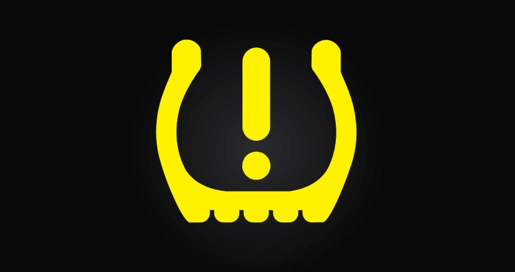 Tire pressure warning light