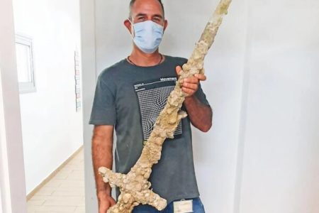 Picture Man Discovers 900-Year-Old Crusader Sword in Northern Israel
