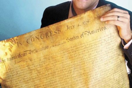 Picture A Man Bought a Copy of The Declaration of Independence for $2.48