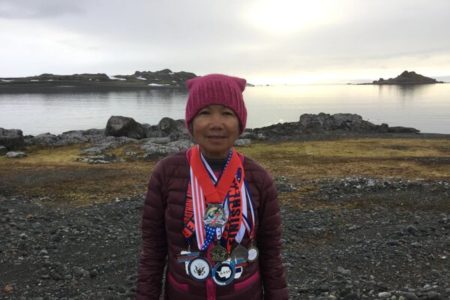 Picture 70-Year-Old Chau Smith Ran Seven Marathons in Seven Days