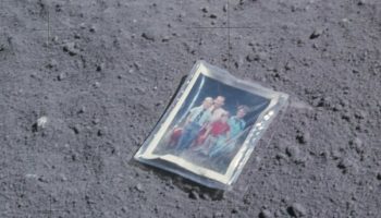 Picture Charles Duke Left a Family Photo on the Moon