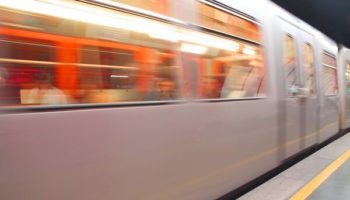 Picture An American Tourist Clung To His Train For Two Hours