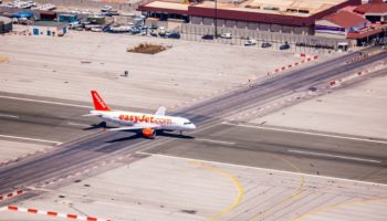 Picture Gibraltar Airport – The World’s Only Airport Runway that Intersects a Road