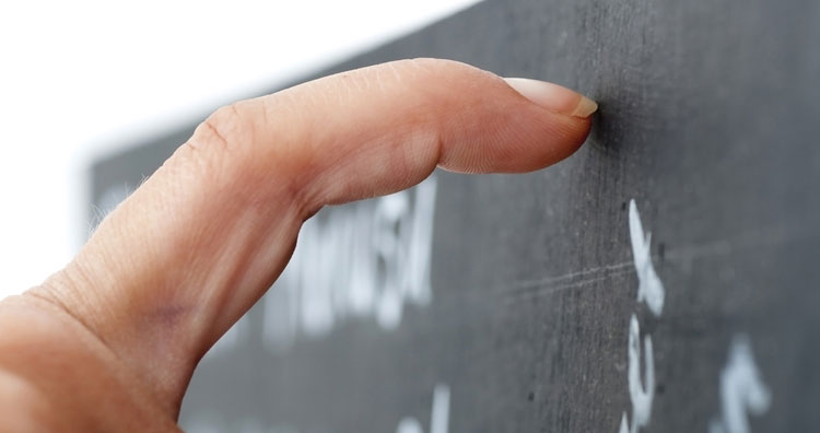 Nails scratching on a blackboard