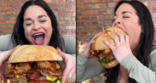 Samantha Ramsdell, the woman with the largest mouth in the world