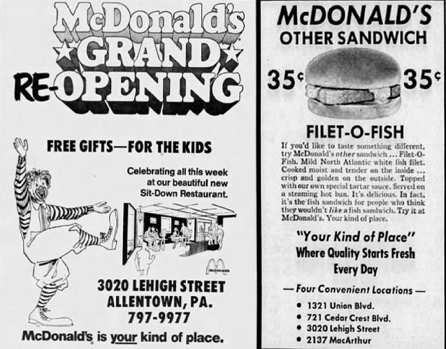 McDonald ads 